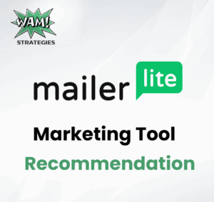 Mailerlite email marketing automation dashboard showing email campaign performance for small business in the U.S.