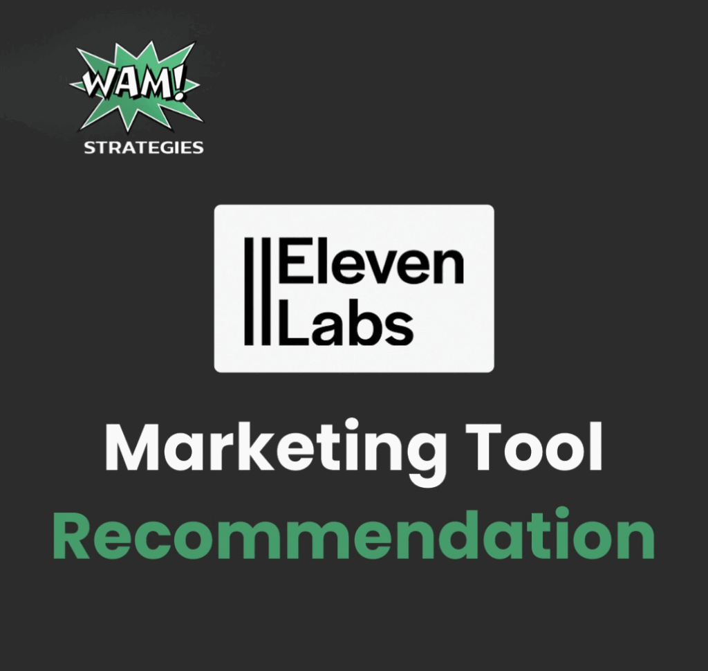 Entrepreneur using ElevenLabs text-to-speech tool for podcast and marketing audio.